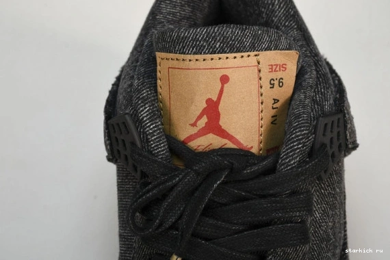 Jordan AO2571-001 4 Retro AO2571-001 Levis  - Denim Levis Air Black NRG 0804